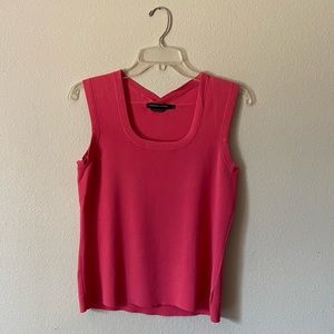 Adrienne Vittadini Women’s Sleeveless Top Pink size L
